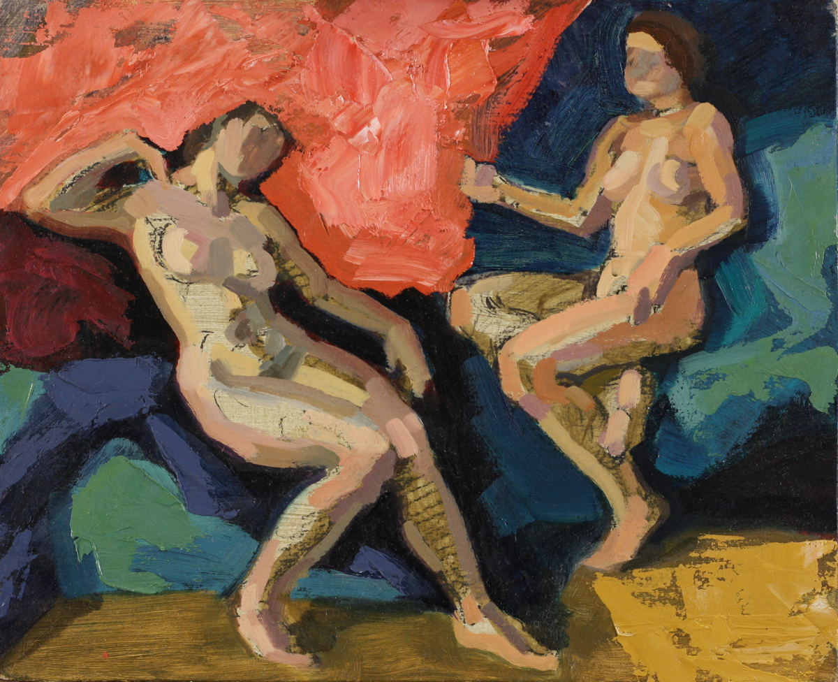 Elektra; oil on board, 25 x 31 cm, 2014