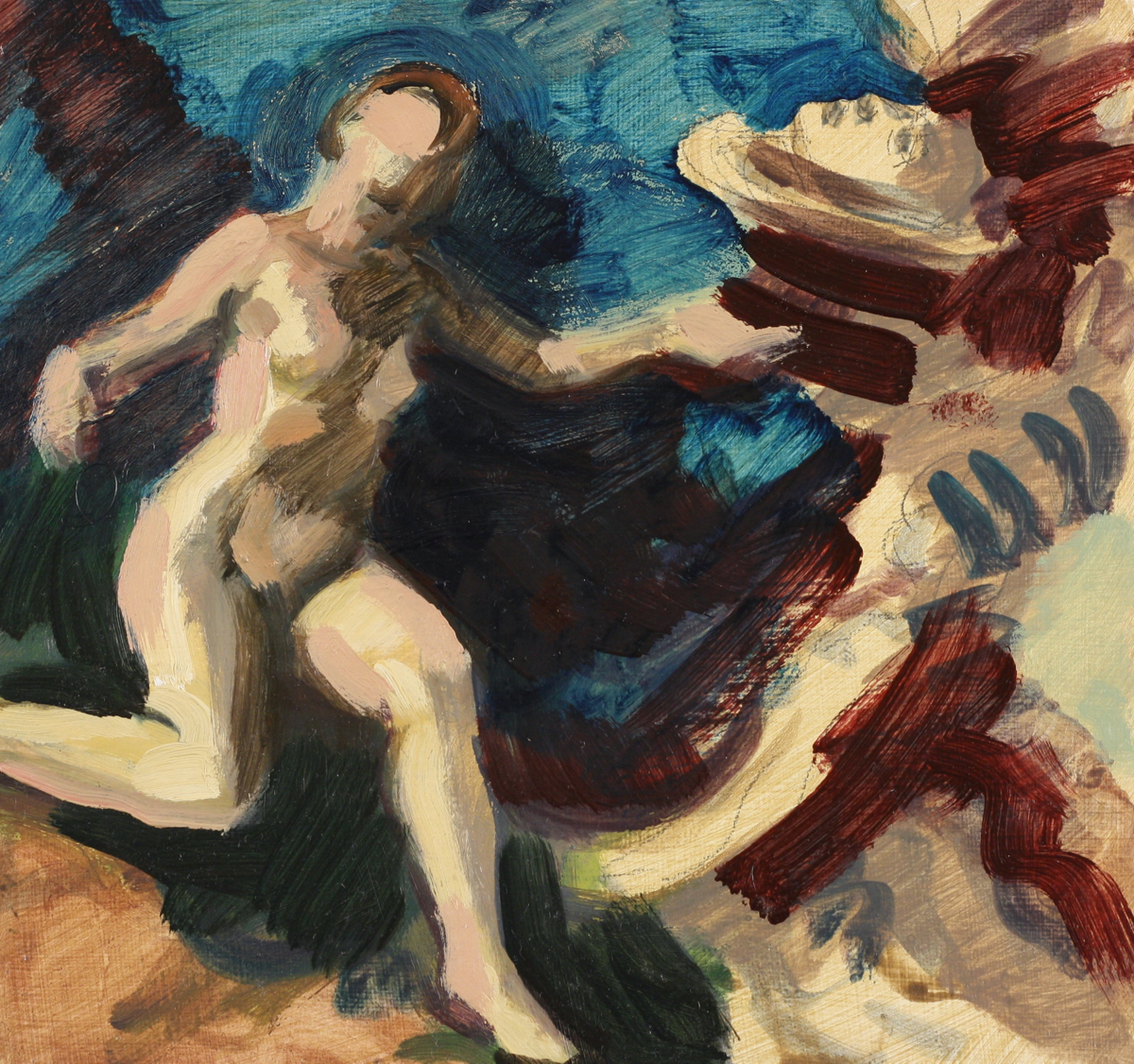 The Wonderous Head; oil on board, 22 x 28 cm, 2011 